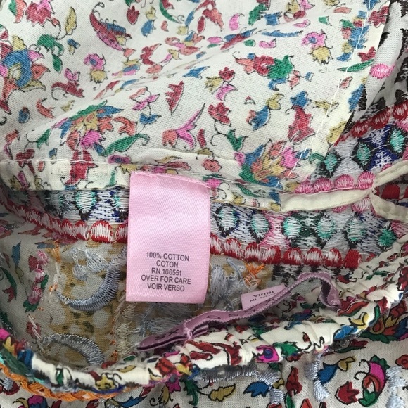 Calypso St. Barth Two Piece Short Set Embroidered Top & Shorts Beach Size XS - Picture 7 of 8